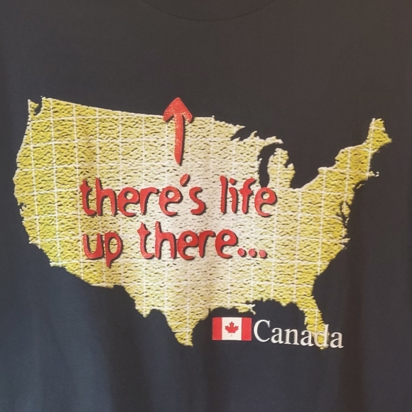CANADA "There's Life Up There" T-Shirt (Triple AAA Tag) - Picture 2 of 6